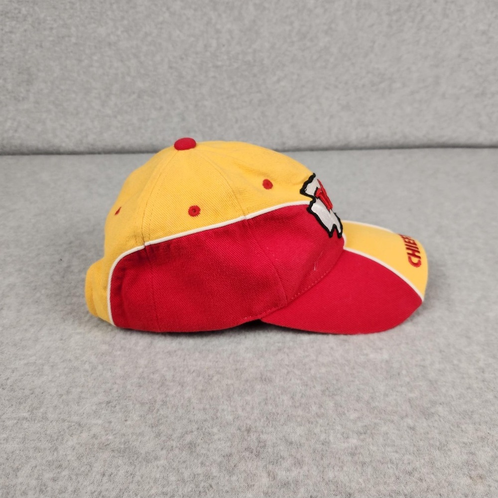 Kansas City Chiefs Hat‎ Cap Strap Back Red Yellow NFL Football Mens Kansas City - Picture 2 of 6